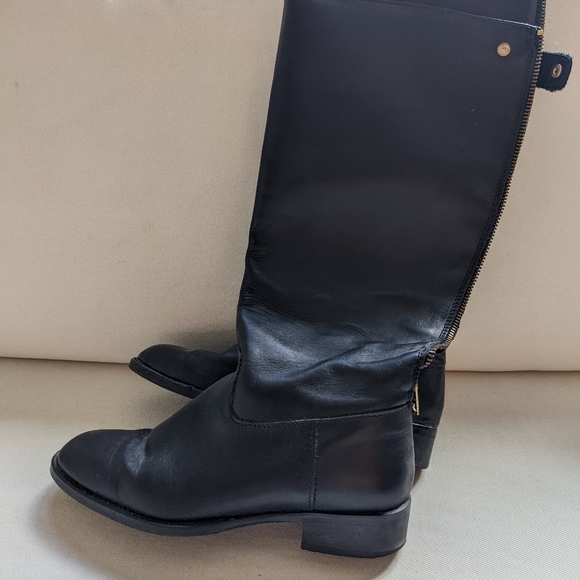 JCrew black leather boots - Picture 3 of 3